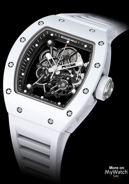 richard mille blanc|Richard Mille bracelet.